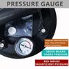 Neueste mit Manometer Vakuumsaugnapf 8 Zoll Schwerlast-Vakuumheber für Granitfliesen Glas Manuelles Heben Heben