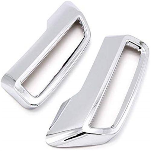 2PCS ABS Chrome Rear Tail Exhaust Cover Trim Fit For Peugeot 3008 5008 2017- 201