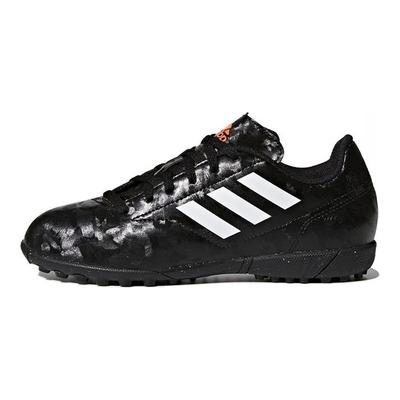 Conquisto II Tf J Laced Round Toe Sports Durable Non-Slip Low-Top Kids Soccer Shoes Kids Soccer Shoes Black BB0564
