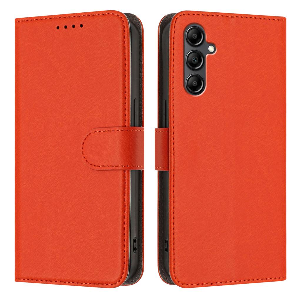 Etui skórzane na Samsung Galaxy A16 5G/Galaxy A16 4G/Galaxy A26 5G/Galaxy A17 5G, jednokolorowe etui na telefon z portfelem