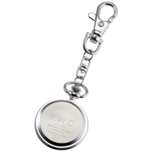 Fieldwork Analog Pocket Watch, Simple Keychain Watch, Women's, DT111-5