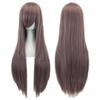 80cm Long Synthetic Hair Heat Resistance Anime Straight Hairpiece Halloween Cosplay Wigs  for Women