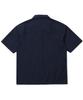 CONNECT KINLOCH Cotton/Nylon Open Collar Shirt (Navy)