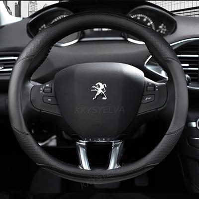Auto Lenkradbezug Karbonfaser + Leder Für Peugeot 208 2012~2018 Peugeot 308 2014~2021 2008 2013~2018 Auto Zubehör