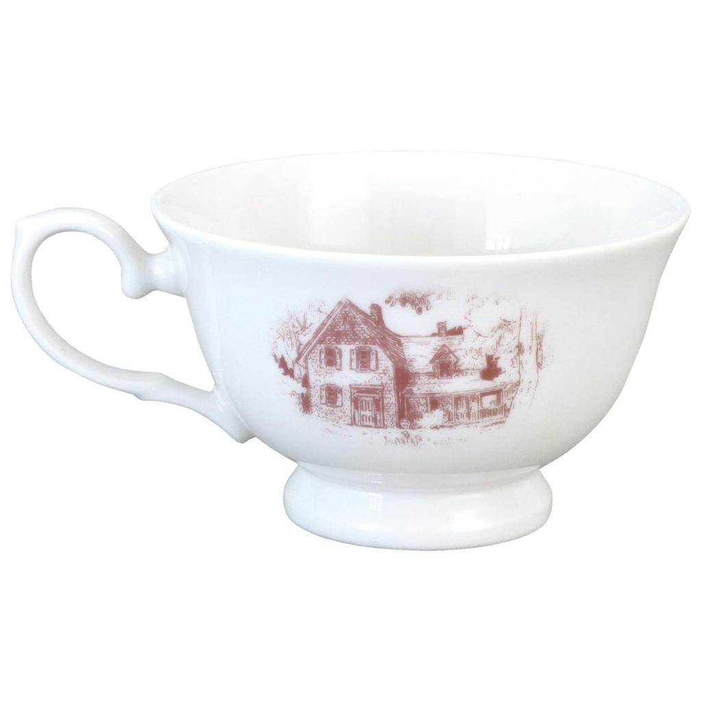 Anne of Green Gables Cup Microwave Dishwasher Made in Product Number 165793 & Saucer, Approx. 250ml, & Safe, Nostalgic, Japan,