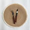 Nordic Cotton Yarn Tassel Placemat - Heat Insulation Table Mat Coaster
