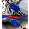 Car Wheel Multifunction Cleaning Brush Long Soft Handle Rim Hub Microfiber Brush Tire Detail Brush Auto Motorcycle Washing Tool