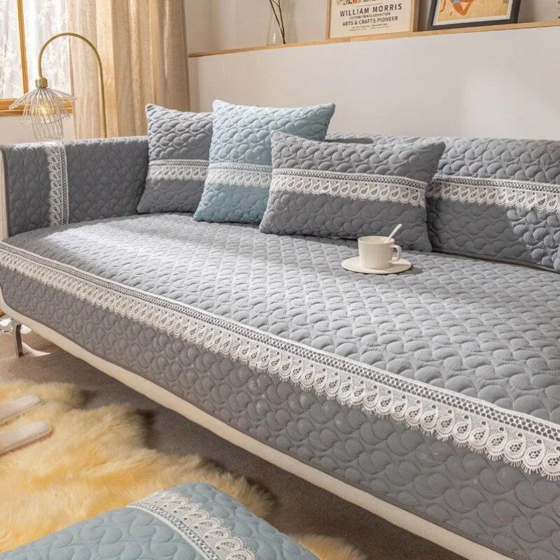 

Хлопковый окрашенный коврик для дивана с 3D принтом, противоскользящий, пыленепроницаемый, приятный для кожи, подушка, простое украшение для дома, гостиной, мягкий чехол на спинку 70x70cm 1pcs