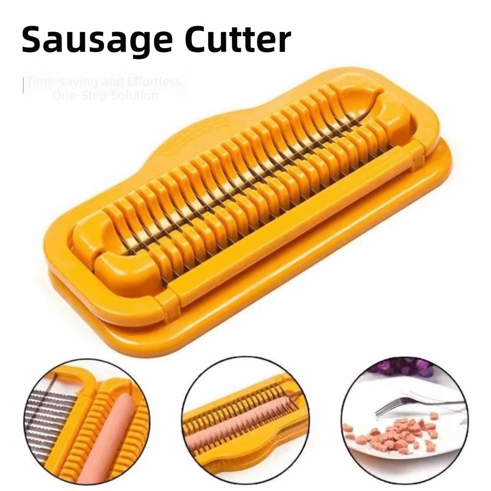 Efficient Banana Slicer Stainless Steel Hot Dog Slicer Practical Sausage Helper Food Preparation