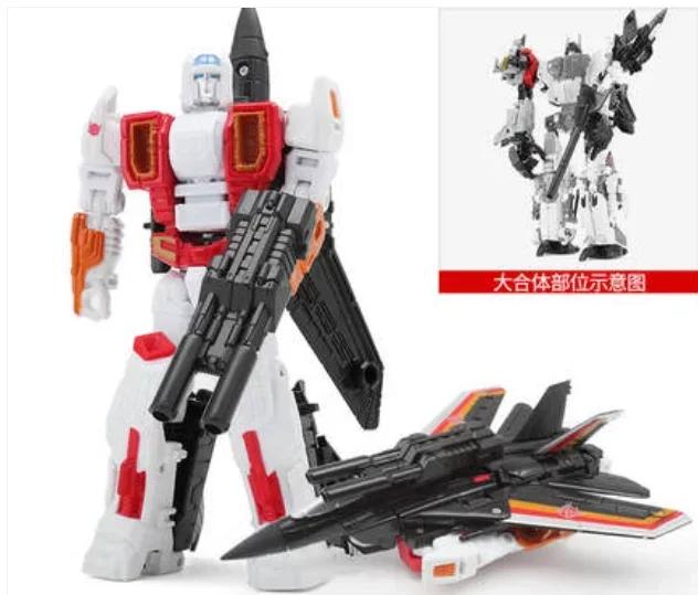 

HZX Cool G1 Superion Робот-Самолет IDW 5-в-1 Devastator Bruticus Фигурка Действия Игрушки Комбайнер Трансформация Деформация Подарок