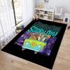 Halloween Cartoon Comedy Adventure Movie Scooby-Doo Carpet Is Suitable for Living Room and Bedroom Doormats Office Balcony Decorative Carpet V2