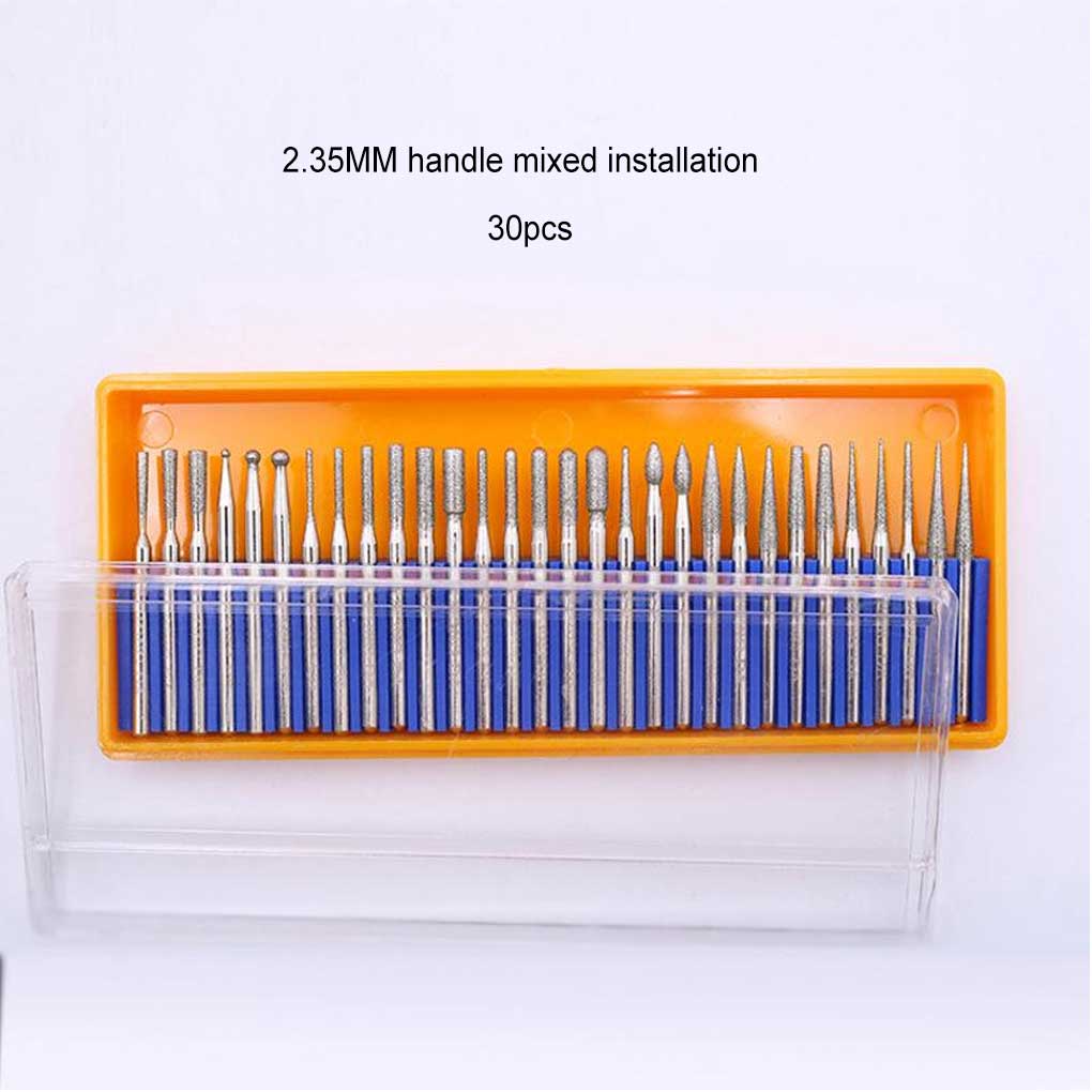 30Pcs Professional Grinding Head Carving Tools Wearable Wide Application Polishing Tool Engraving Accessory Polished