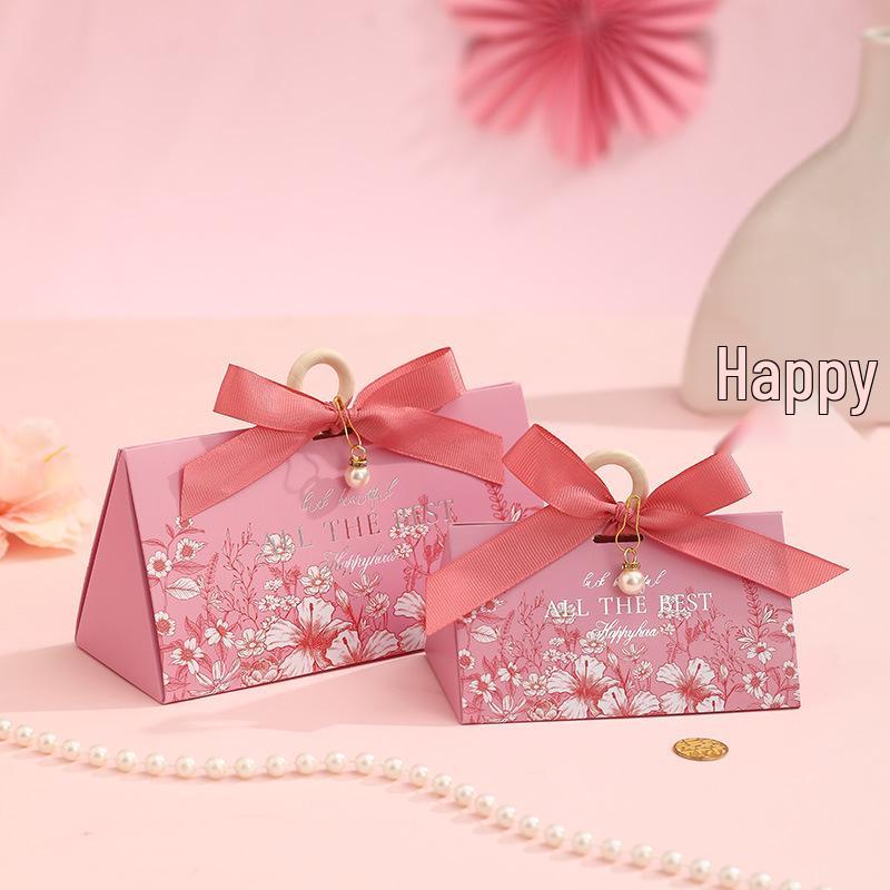 Elegant Purple Wedding Candy Box 2025: New Style Light Luxury for Engagement Party Favors