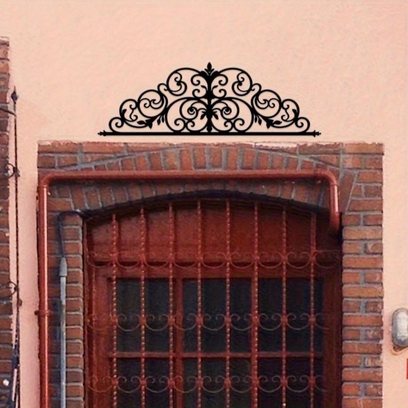 Metall Türkrone Florale Dekoration Wandgiebel Haus Eleganz Steigerung