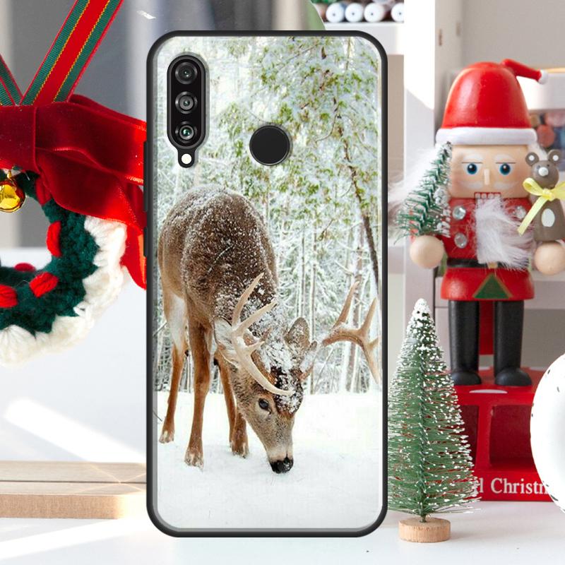 Deer Reindeer Animal For Huawei Nova Y73 Y60 Y70 Y90 Y72 Y61 Y91 7i 8i 11i 12i 12s 9 10 SE P20 P30 P40 Lite Case