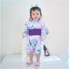 Baby Romper Japanese Cute Baby Commemorative Photo First First Meal Shrine Obon Baby Shower Newborn Gift [SEIWARAKU] Coverall, Style, Kimono, Girl,