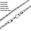 GAVU Christian Stainless Steel Silver Cross Necklace for Men