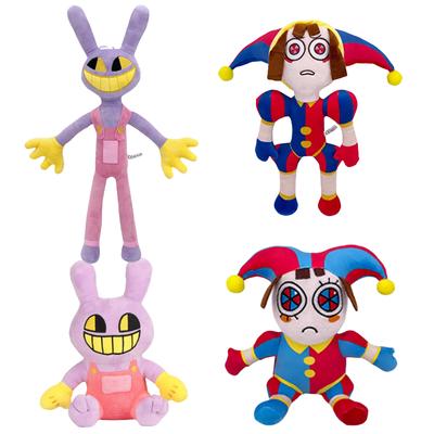 New The Amazing Digital Circus Pomni Jax Plush Toy Anime Cute Theater Rabbit Doll StuffedCartoon Clown Christmas Kids Gifts