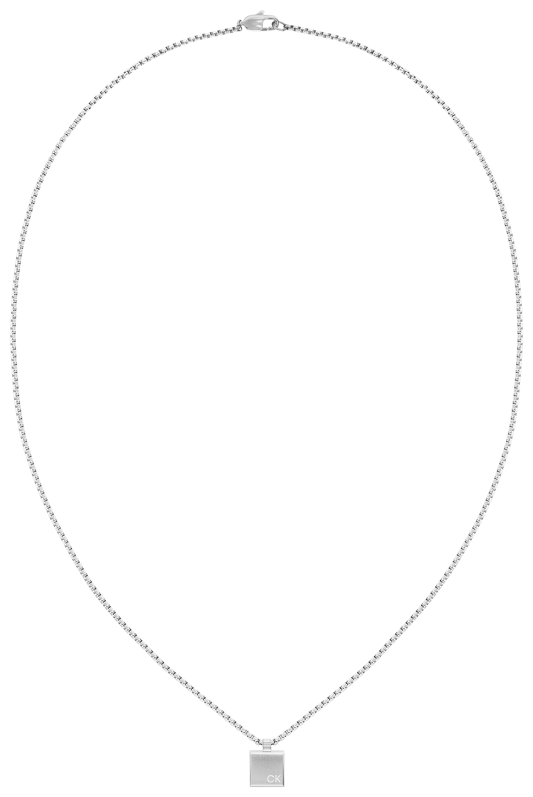 

Calvin Klein Minimalistique Squares SS Necklace 35000486 Authentic - Men s