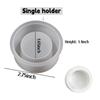 1 Pz Portaoggetti Ovali Singoli/Doppi/Tripli Stampo in Silicone Per Artigianato Fai da Te Resina Cemento Gesso