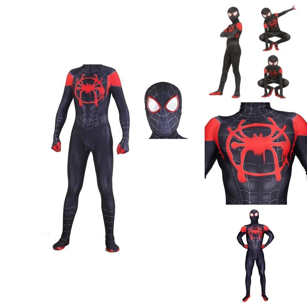 Spider-Man Into The Spider-verse Lycra Spandex Kinder Erwachsenenkostüm Mit Exquisitem Detail