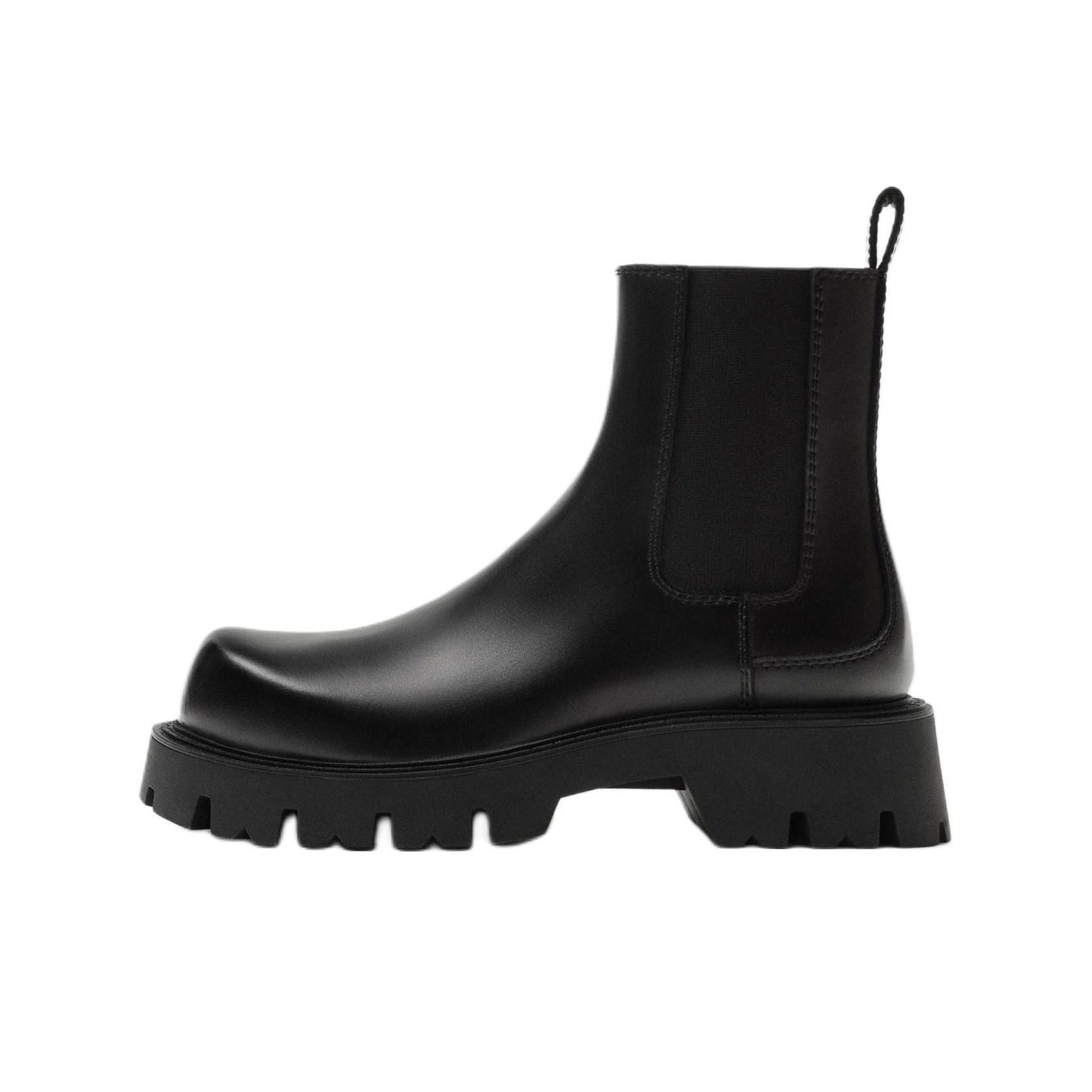 Zara Leichte Schlupf-Chelsea-Stiefel für Herren Schwarz 12017520800 40 black