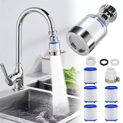 Faucet Filter Element Water Purifier Nozzle Set Household Filter Chlorine Removal Heavy Metal Filter Softening Hard Water