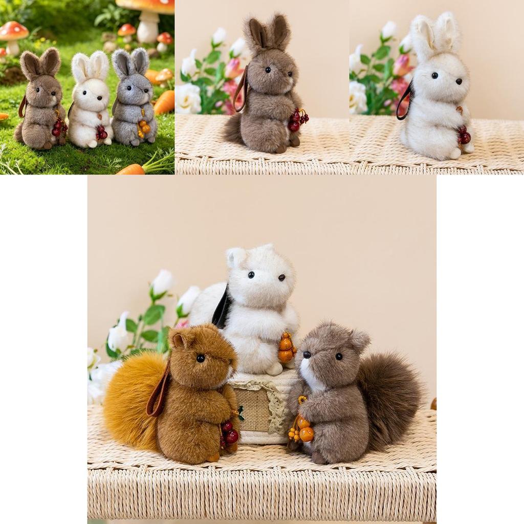 Plush Bunny Toy Collectors Edition With Polyester Material For Kids Gift Decor