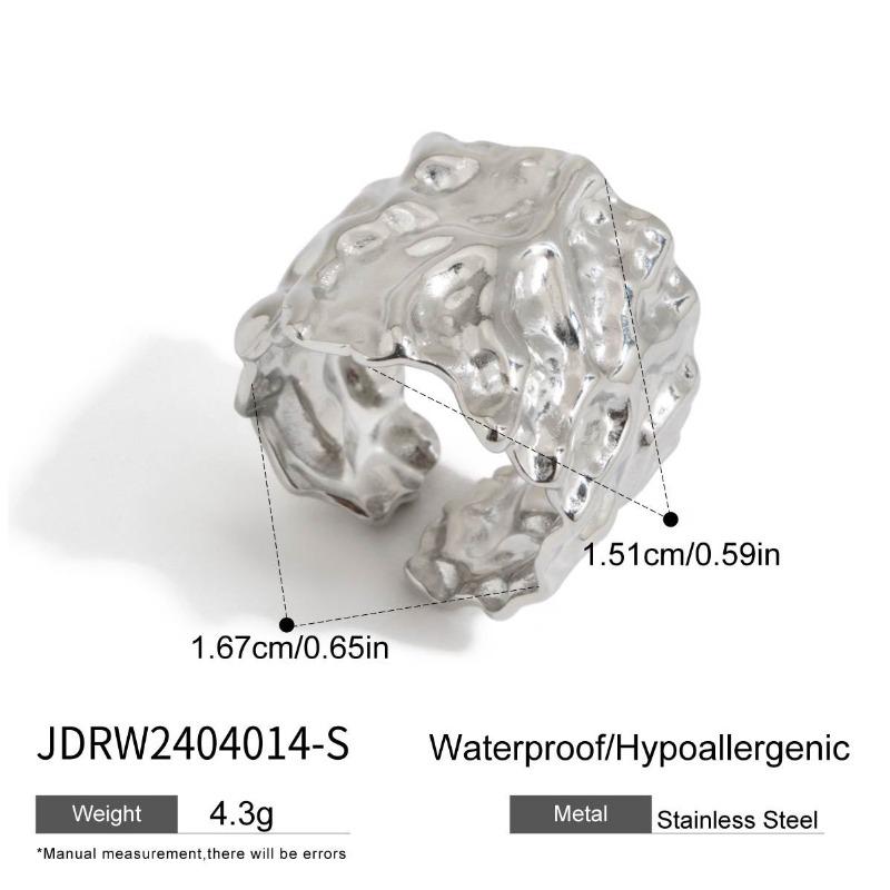 Ring Titanium Steel Jewelry of Luxurious and High-end Style Finger Ring Stainless Steel Accessory