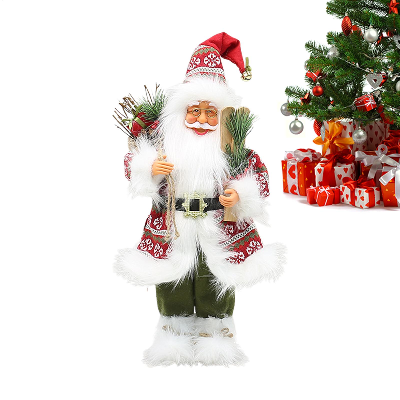 

Santa Claus Figurines Santa Claus Christmas Statue Holiday Table Centerpieces For Celebration Party Fireplace Dining Table CN