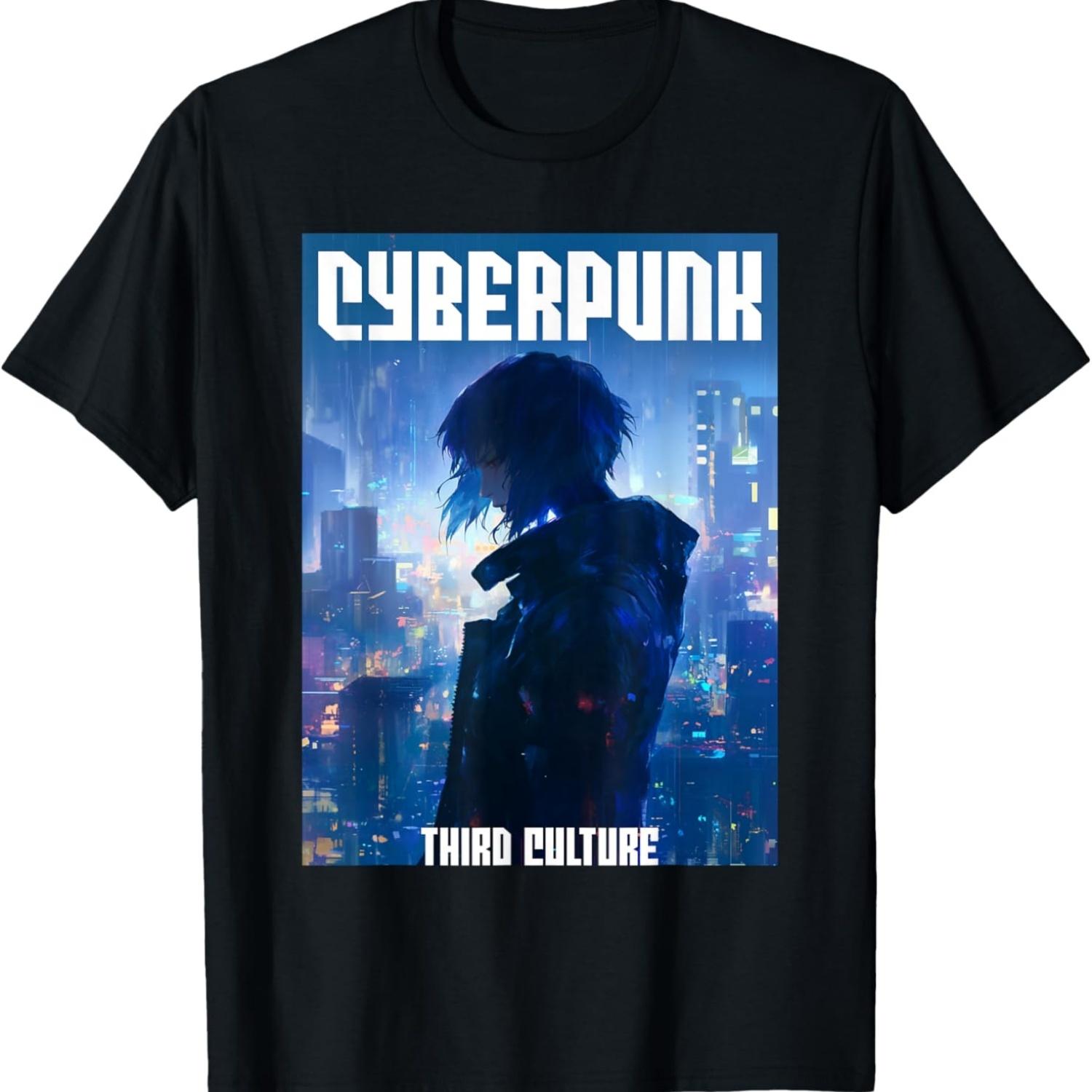 CYBERPUNK A MOT OF PEACE T-Shirt S чёрный
