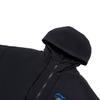 Li-Ning Ruffled Water-Repellent Logo Print Hooded Windbreaker Jacket Unisex Jackets Black AFDU899-1