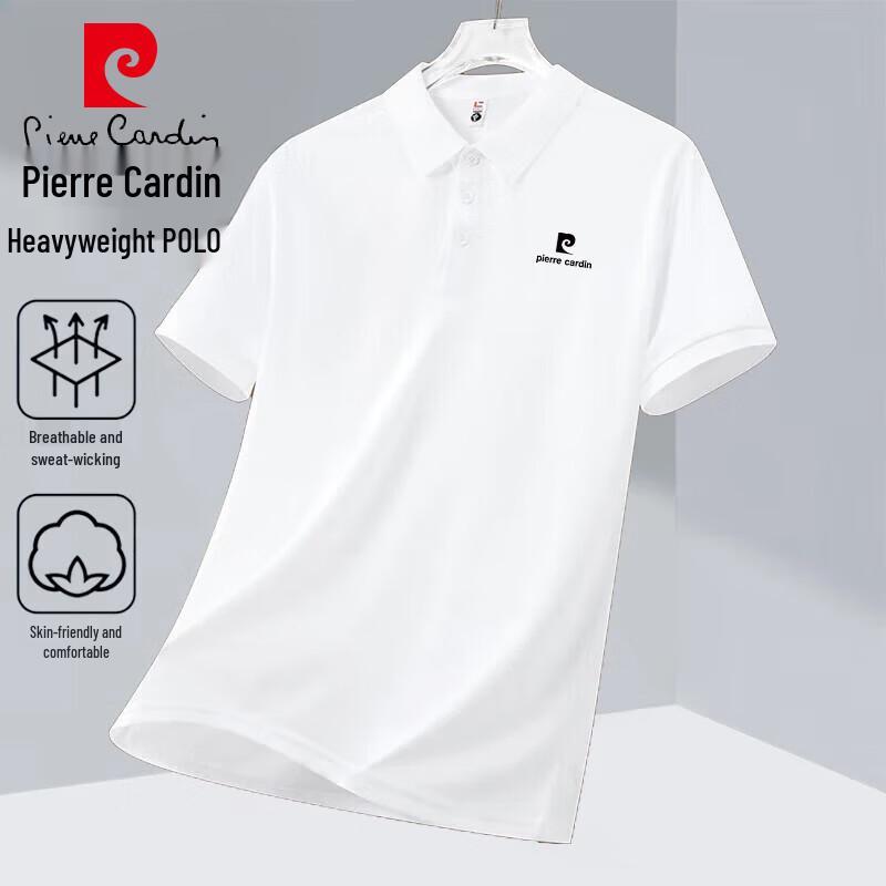 Pierre Cardin Men s Solid Short Sleeve Polo Shirt 2XL