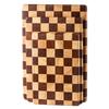 Mosaic Solid Wood Cutting Board: Kitchen, Baby Food, Fruit & Creative Checkerboard Design