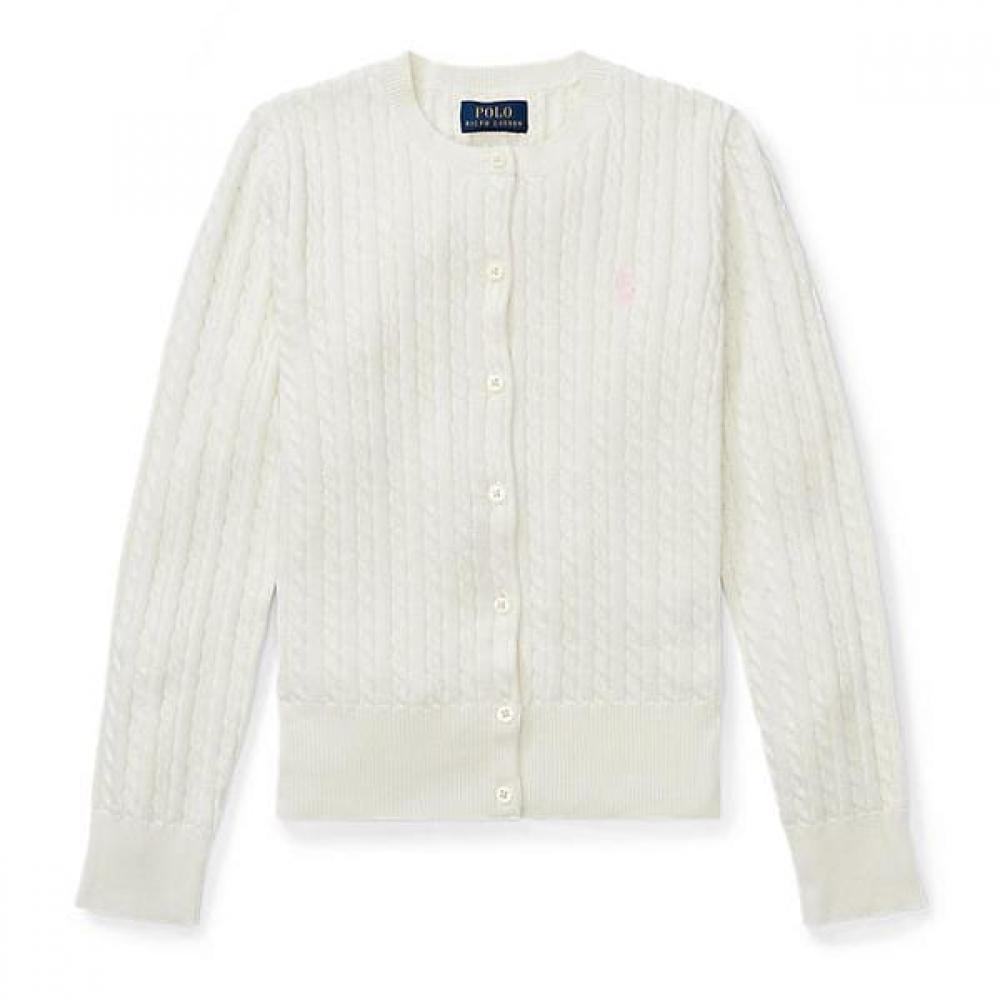 Polo Kids Girl Mini Cable Cotton Cardigan Cwposweg6820065101 S