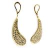 Les Trésors De Lily [L7032] - Gold Plated 'Sissi' Earrings - 31x11 Mm