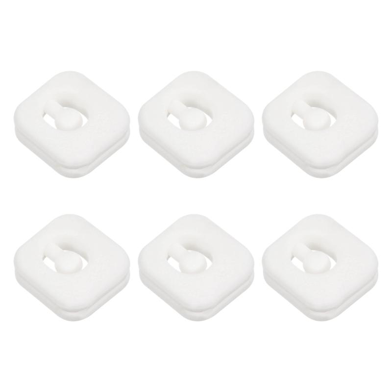6Pcs Tennis Racket Dampener Tennis Shock Absorbers Soft Silicone Racket Dampener to Reduce Vibration Easy to Install