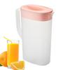 Pitcher For Fridge Door 2500ml Ice Lemonade Pitcher For Fridge Heat & Cold Resistant Fridge Jug Water Pitcher For Soy Milk