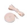 6mm Double Layer Flat Shoelaces for Sneakers, Basketball & Skate Shoes, Casual Hat Bands, Black Pants Waistband Drawstring.