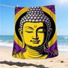 1pc Spiritual Decor Throw Blanket Polyester Fiber, Lightweight Flannel, Soft & Warm, All Season Use for Outdoor, Camping Digital Print