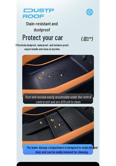 Compatible with Geely Galaxy V900: Car Console Storage Box Decorative Accessories & Armrest Storage.