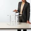 Hexagon Stepped Display Stand Sturdy Acrylic Pedestal