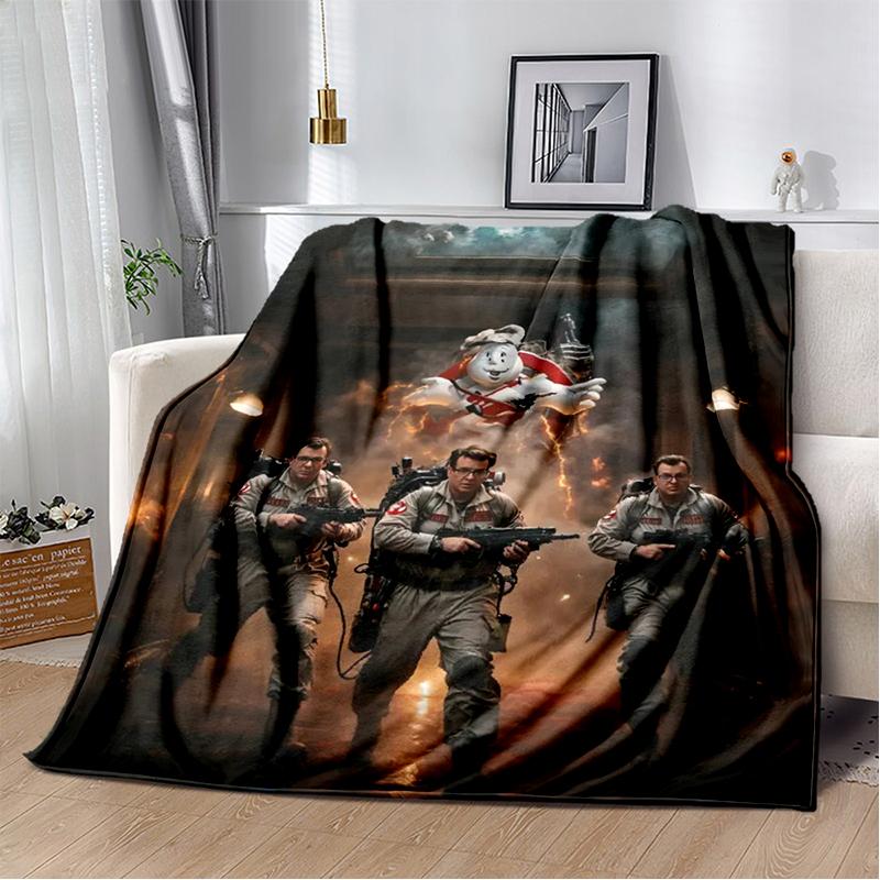 27 Style New G-Ghostbusters Horror Movie Cartoon Blanket,Soft Throw Blanket for Home Bedroom Bed Sofa Travel Picnic Cover Kids