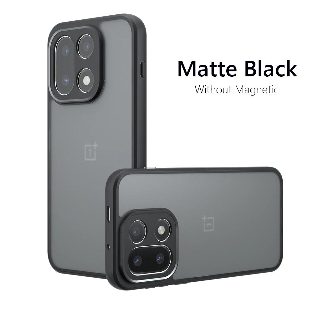 Matte Back for Magsafe Magnetic Wireless Charging Case for OnePlus 15 13 12 T R NORD 5 4 1+ 15 5G Soft Silicone Shockproof Cover