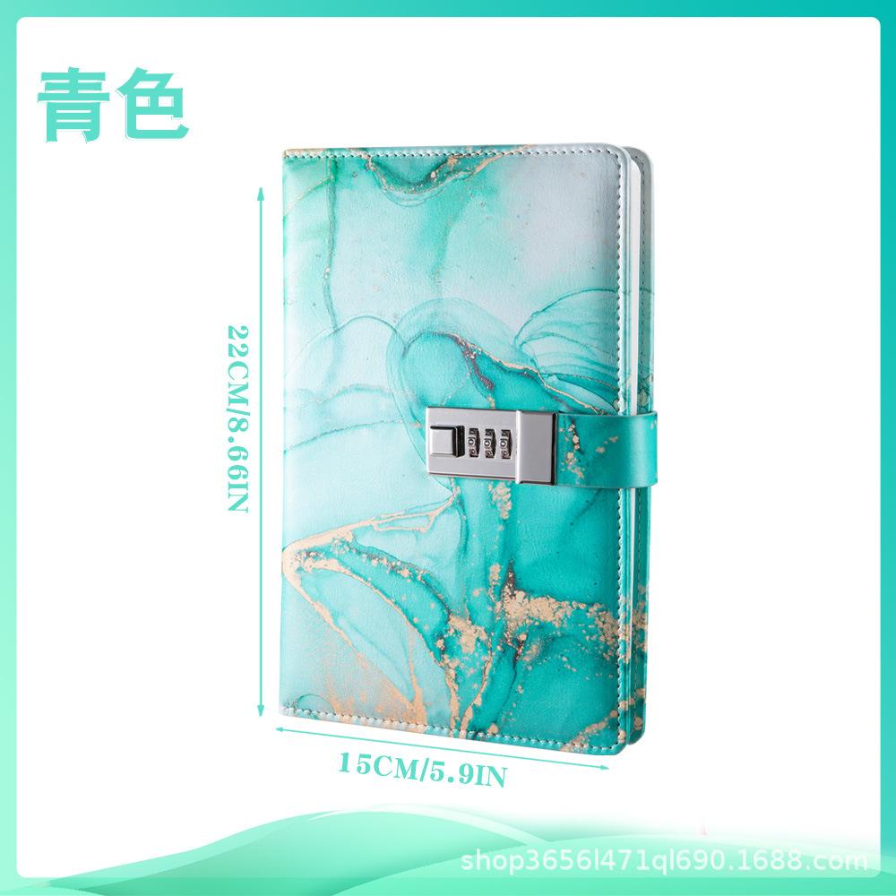Hot Sale A5 PU Notebook  Password Notebook Children's Gifts School Supplies LOGO Customization