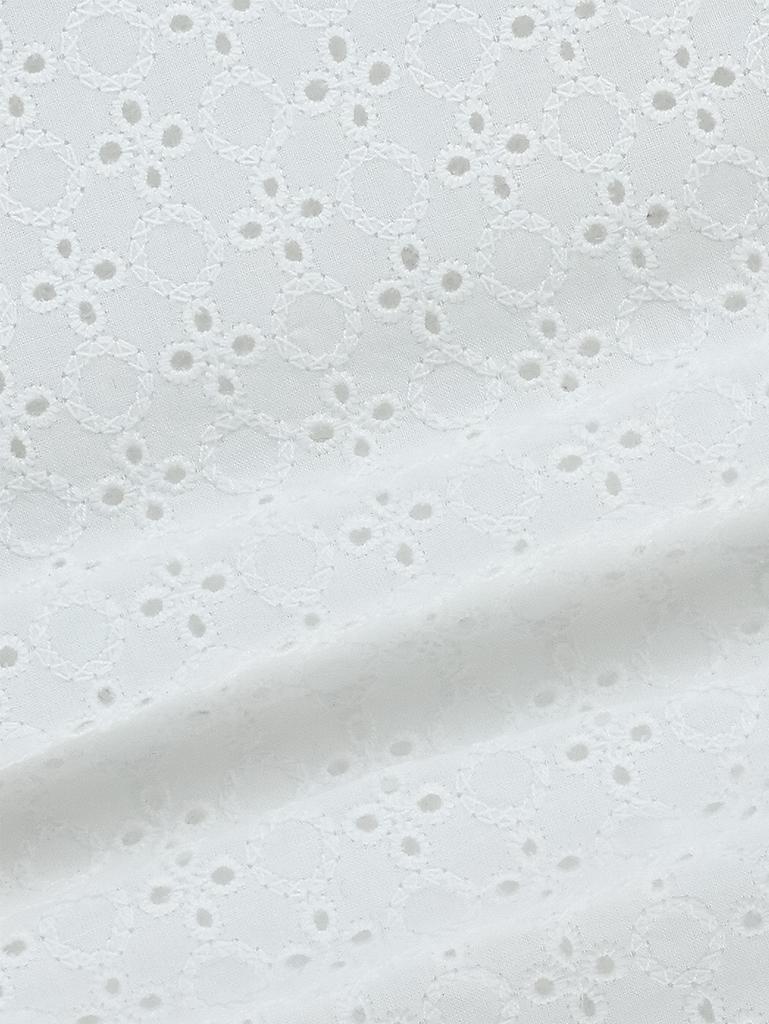 TUOMIO Eyelet Belt Bag Pants [White]