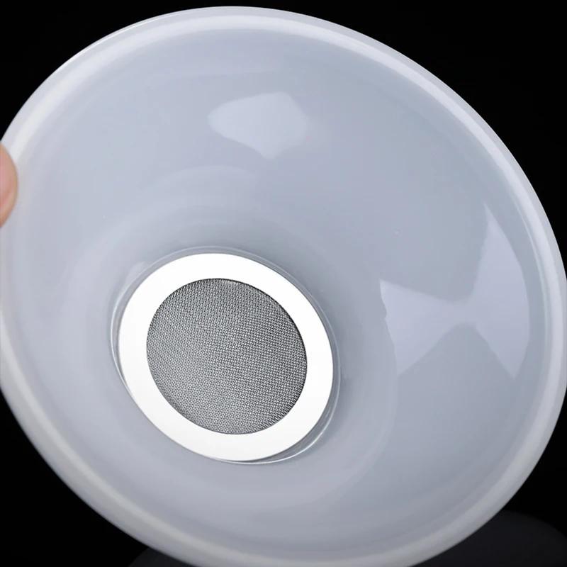 Glass Kung Fu Tea Leak Glass Tea Filter White Jade Porcelain Tea Ceremony Accessories Tea Strainer Set Tea Set Strainer