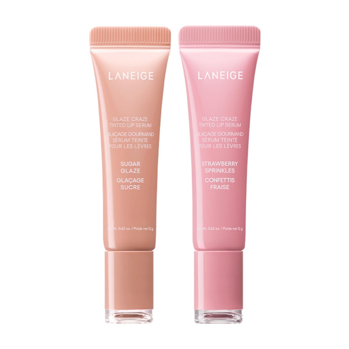 Laneige Glaze Craze Tinted Lip Serum 12g (Strawberry Sprinkles / Sugar Glaze)