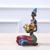 Golden Ethnic Resin Sculpture Artistic Table Decoration For Indoor Space Friendly Lightweighted Ornament