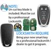 Smart Key for Chevrolet Malibu 2016-2025, Alliskeys Proximity Remote Control Key Fob Replacement for Chevy Camaro Malibu 2016-2025 HYQ4EA/HYQ4ES